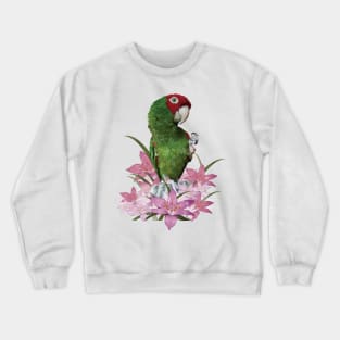 Red-masked Parakeet Crewneck Sweatshirt